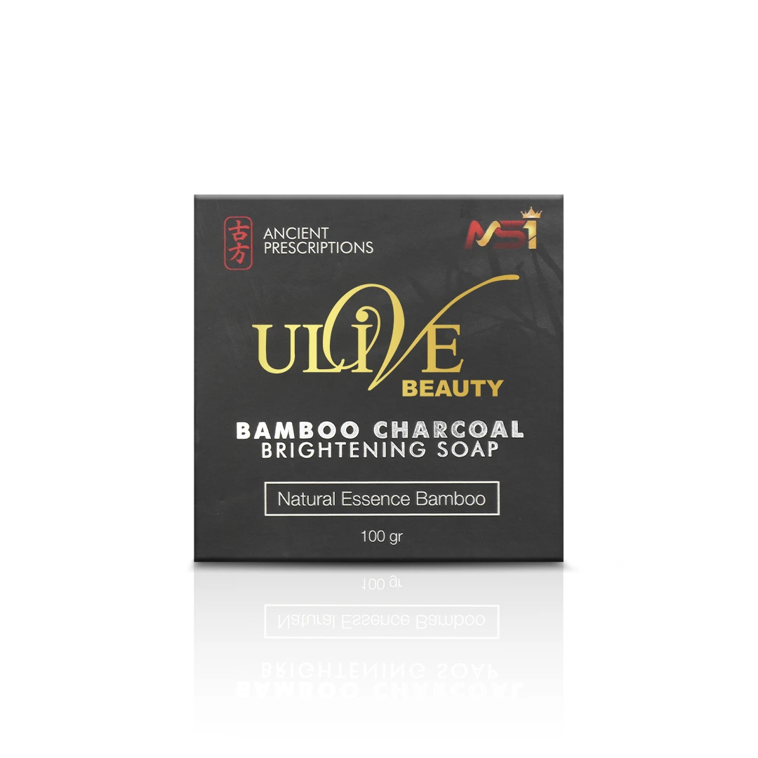 ULIVE BEAUTY BAMBOO CHARCOAL BRIGHTENING SOAP