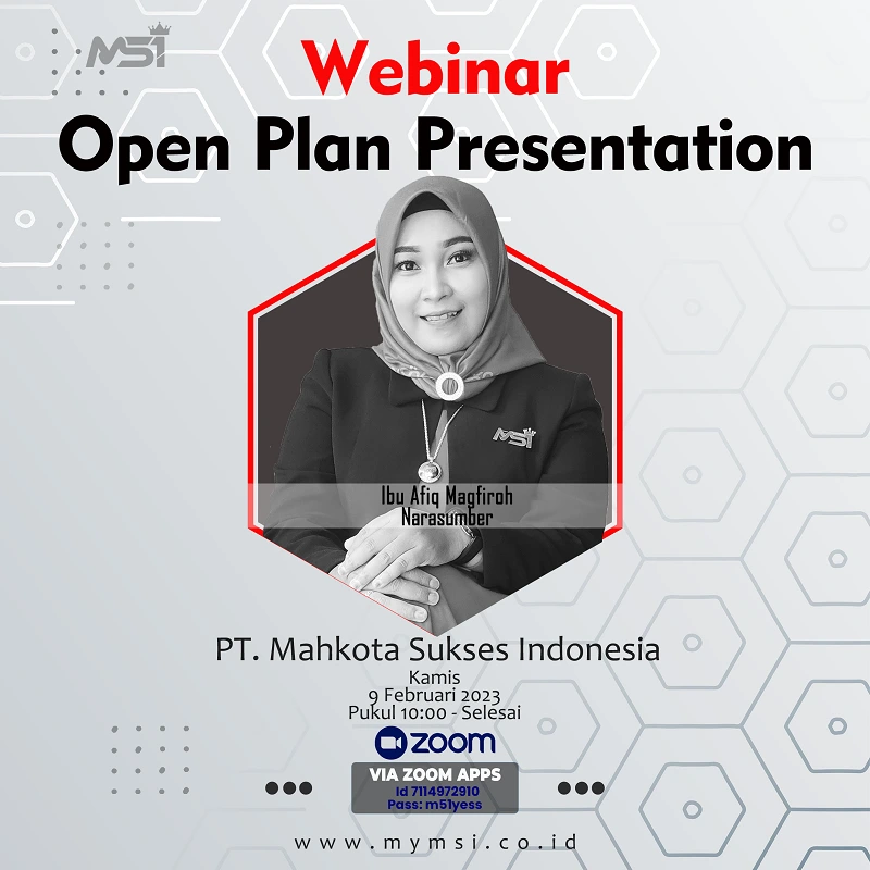 MSI Proudly Present; Webinar Open Plan Presentation